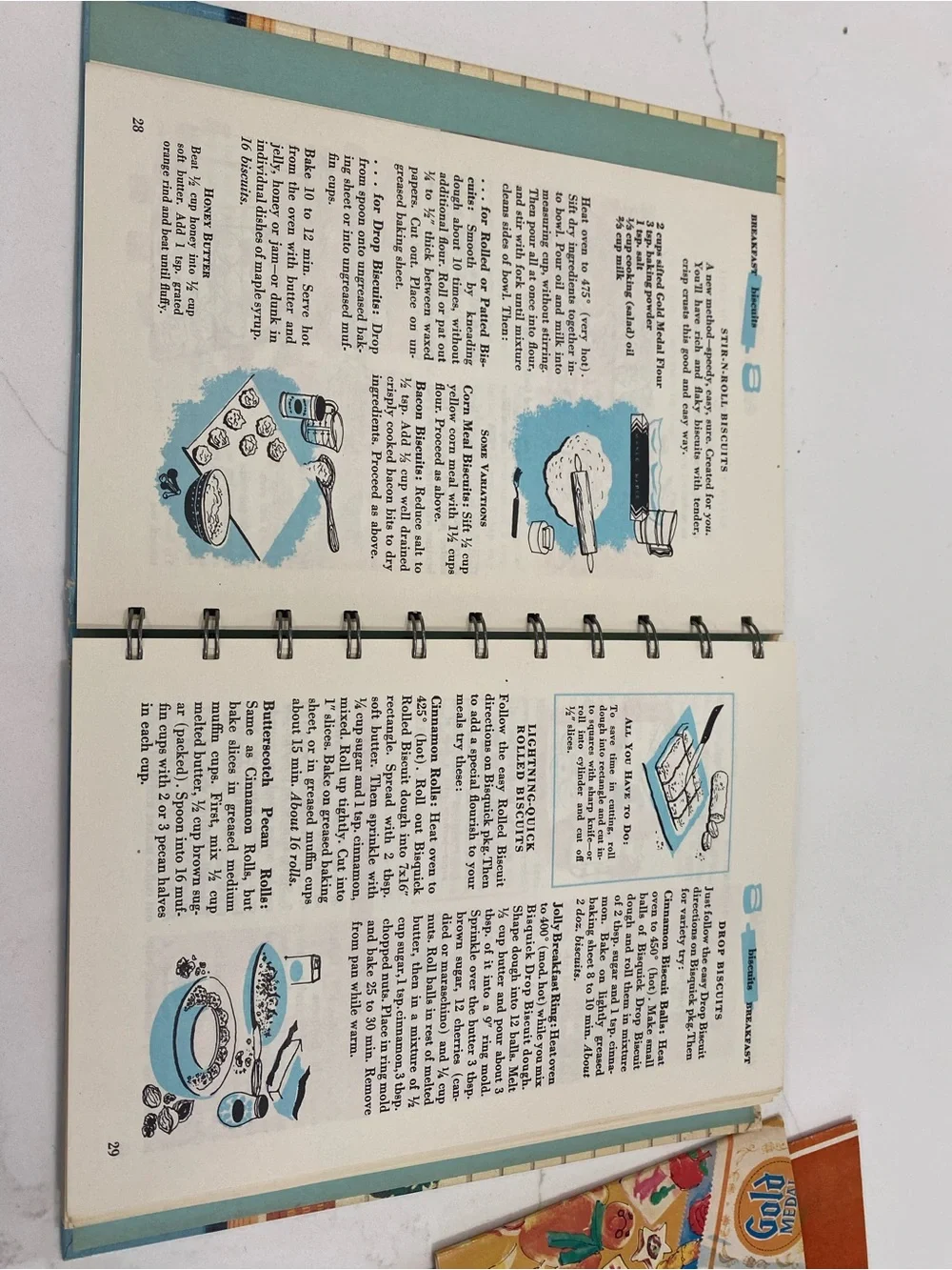 Betty Crocker Blue, Red, Yellow Cookbook Lot